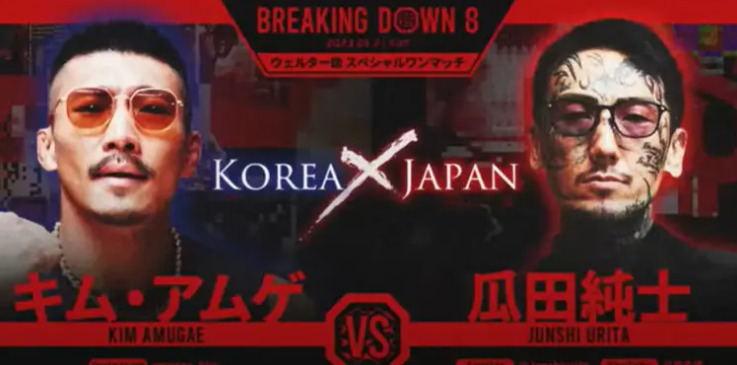 BREAKING DOWN 8KOREA×JAPANキム・アムゲ VS 瓜田純士