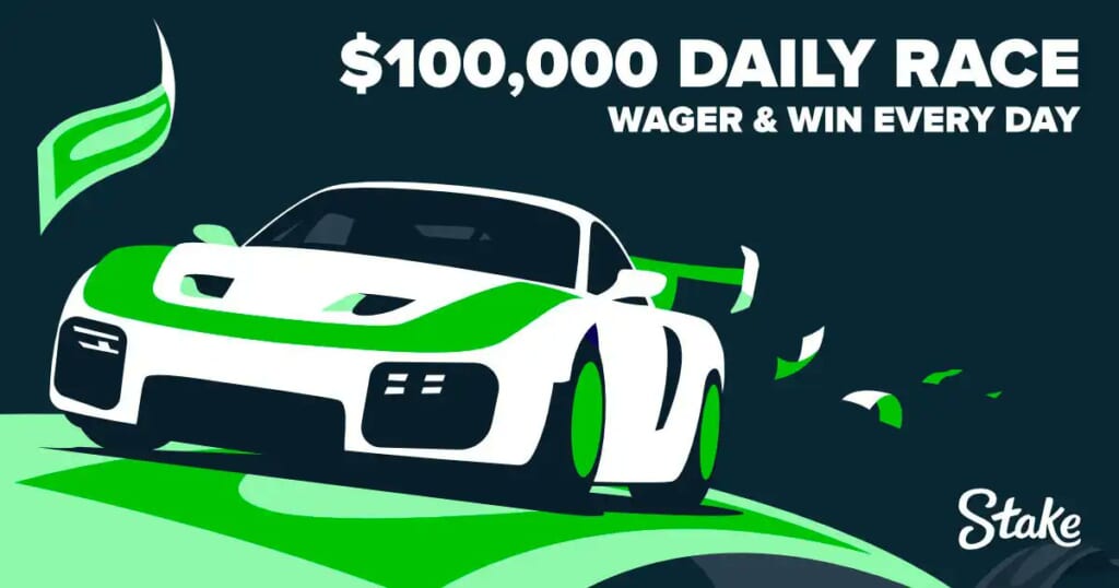 $100,000 DAILY RACEWAGER & WIN EVERY DAY