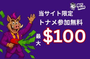 Bethog(ベトホッグカジノ)入金不要ボーナス最大$100 USDTの賞金